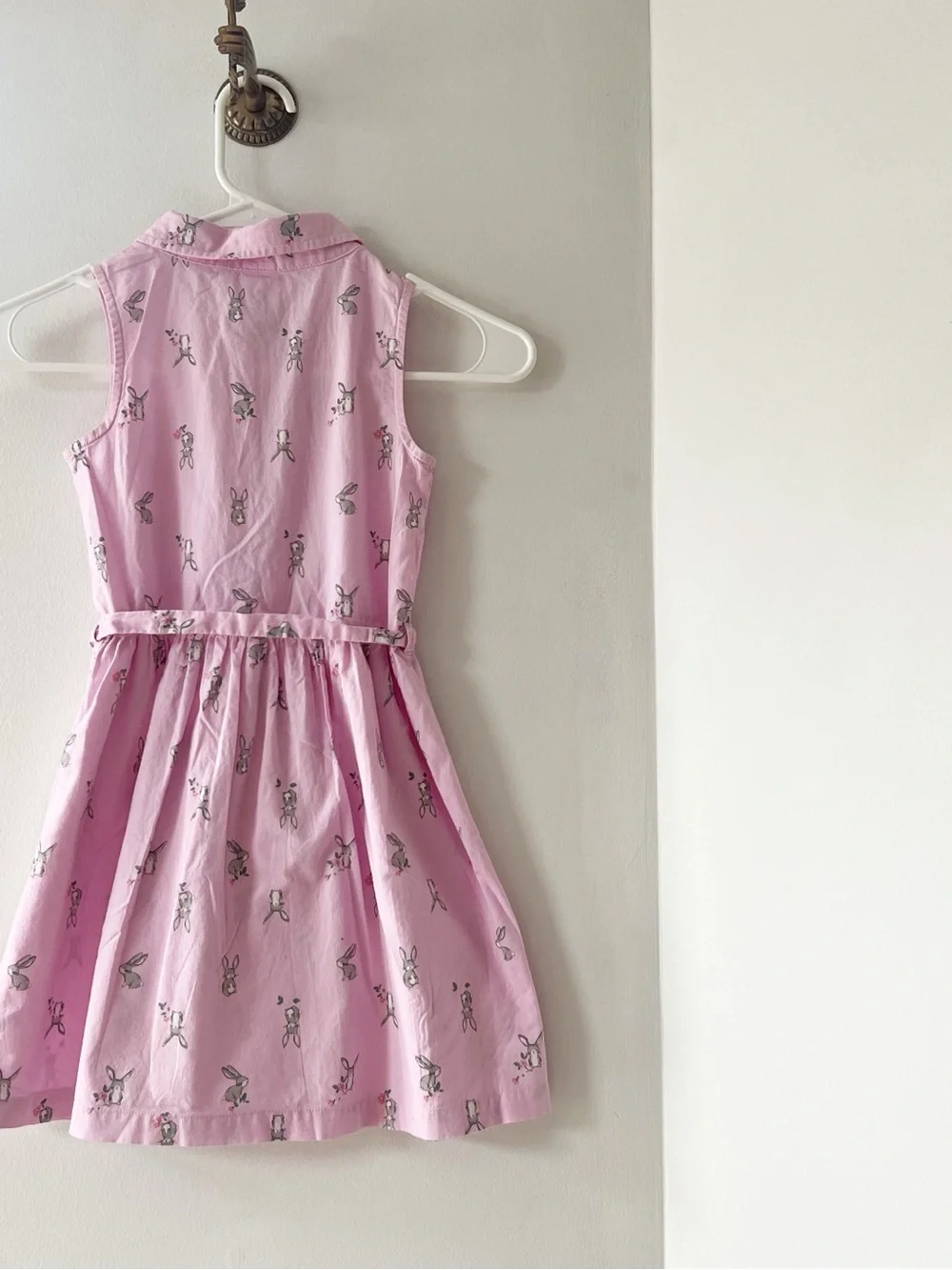 Carter’s Pink Bunny Rabbit Collared Polo Dress | Size 6